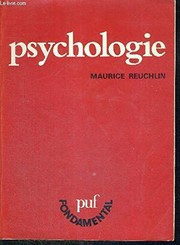 Front cover of Psychologie by Maurice Reuchlin