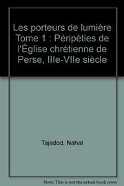 Front cover of Les porteurs de lumière by Nahal Tajadod