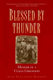 Cover of Blessed by thunder by Flor Fernandez Barrios