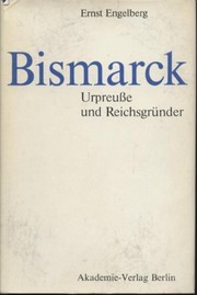 Cover of Bismarck by Ernst Engelberg