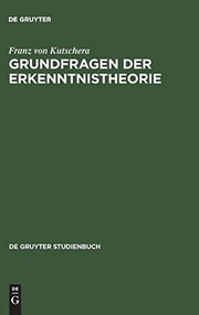 Cover of Grundfragen der Erkenntnistheorie by Franz von Kutschera