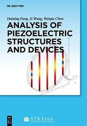 Front cover of Analysis of Piezoelectric Structures and Devices by Daining Fang