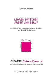 Front cover of Lehren zwischen Arbeit und Beruf by Gudrun Wedel