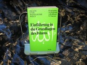 Front cover of Einführung in die Grundlagen des Islams by Théodore Khoury