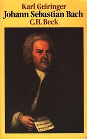 Front cover of Johann Sebastian Bach by Karl Geiringer