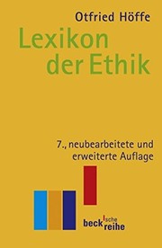 Front cover of Lexikon der Ethik by Maximilian Forschner