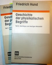 Front cover of Geschichte der physikalischen Begriffe by Friedrich Hund