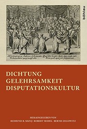 Front cover of Dichtung - Gelehrsamkeit - Disputationskultur: Festschrift Fur Hanspeter Marti Zum 65. Geburtstag (German Edition) by Hanspeter Marti