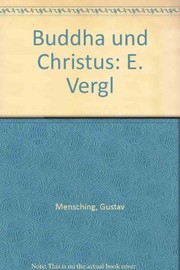 Front cover of Buddha und Christus by Gustav Mensching