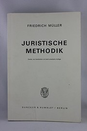 Cover of Juristische Methodik by Friedrich Müller