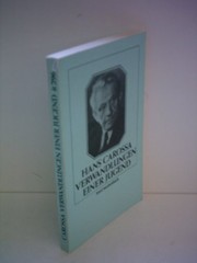 Cover of Verwandlungen einer Jugend by Carossa, Hans