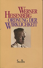 Front cover of Ordnung der Wirklichkeit by Werner Heisenberg