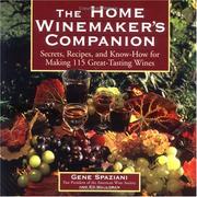 Front cover of The home winemaker's companion by Gene Spaziani