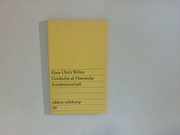 Cover of Geschichte als historische Sozialwissenschaft by Hans-Ulrich Wehler