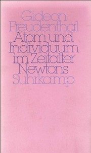 Front cover of Atom und Individuum im Zeitalter Newtons by Gideon Freudenthal