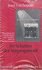 Front cover of Im Schatten der Vergangenheit by Josef Foschepoth