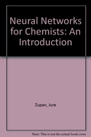 Cover of Neural networks for chemists by Jure Zupan
