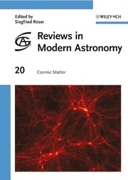 Cover of Cosmic Matter (Reviews in Modern Astronomy) by Siegfried Röser