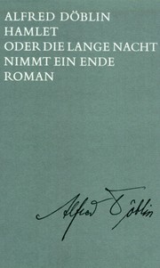 Front cover of Hamlet oder Die lange Nacht nimmt ein Ende by Alfred Döblin