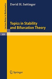 Front cover of Topics in stability and bifurcation theory by David H. Sattinger