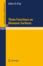 Front cover of Theta functions on Riemann surfaces by John D. Fay