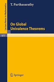 Cover of On global univalence theorems by T. Parthasarathy