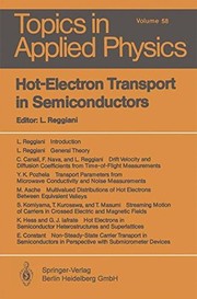 Front cover of Hot-Electron Transport in Semiconductors (Topics in Applied Physics) by Lino Reggiani