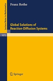 Cover of Global Solutions of Reaction-Diffusion Systems (Lecture Notes in Mathematics) by Franz Rothe