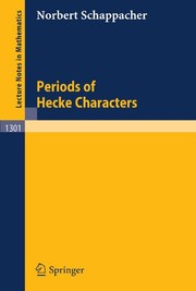 Front cover of Periods of Hecke characters by Norbert Schappacher
