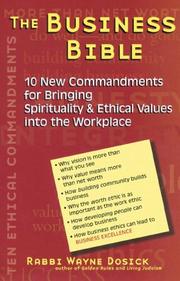 Cover of The business bible by Wayne D. Dosick