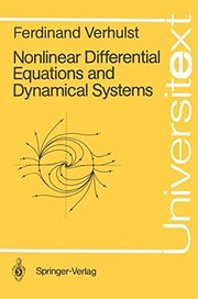 Cover of Nonlinear differential equations and dynamical systems by Ferdinand Verhulst
