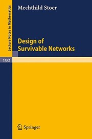 Front cover of Design of survivable networks by Mechthild Stoer