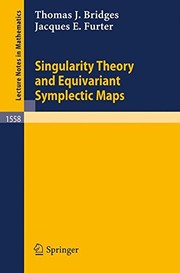 Cover of Singularity theory and equivariant symplectic maps by Thomas J. Bridges