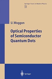 Front cover of Optical properties of semiconductor quantum dots by Ulrike Woggon