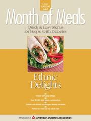 Cover of Month of Meals by American Diabetes Association