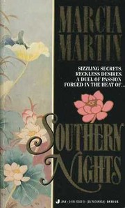 Front cover of Southern Nights by Marcia Martin Donna parker