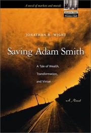 Cover of Saving Adam Smith by Jonathan B. Wight