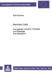 Cover of Hermann Lietz by Ralf Koerrenz