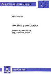 Cover of Wortbildung und Literatur by Peter Handler