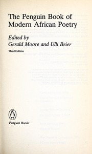 Front cover of The Penguin book of modern African poetry by Ulli Beier