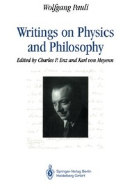 Cover of Writings on Physics and Philosophy (English and German Edition) by Wolfgang Pauli