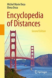 Front cover of Encyclopedia of Distances by Michel Marie Deza