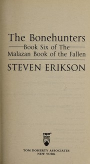Cover of Bonehunters by Steven Erikson