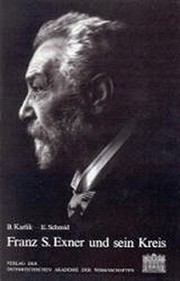 Front cover of Franz Serafin Exner und sein Kreis by Berta Karlik