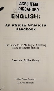 Front cover of English by Savannah Miller Young