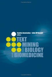 Front cover of Text mining for biology and biomedicine by Unknown