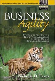 Cover of Business Agility by Nicholas D. Evans