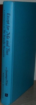 Cover of Except for me and thee by Jessamyn West