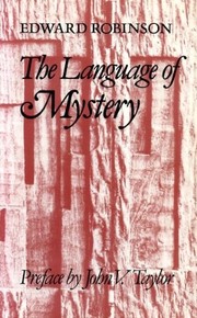 Front cover of The language of mystery by Robinson, Edward