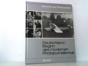 Front cover of Deutschland – Beginn des modernen Photojournalismus by Tim Gidal